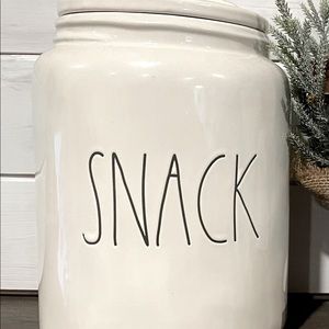 Rae Dunn SNACKS canister